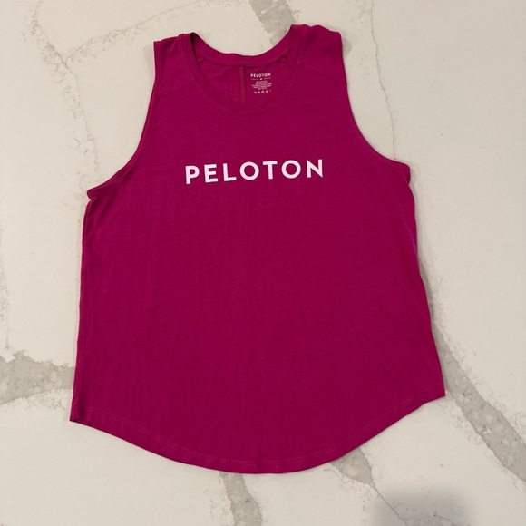 Peloton Tops - Peloton Studio Scoop Tank Top Womens Medium Berry Pink Activewear Athleisure Gym